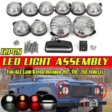 12PC/SET KIT FANALE FARO STOP POSTERIORE A LED PER LAND ROVER DEFENDER 90 110