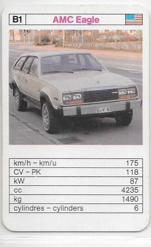 Carte amc eagle - carte, n°b1