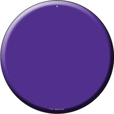 Purple Round Circular Novelty