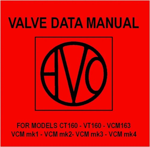 Manuale dati valvola avo - manuale,