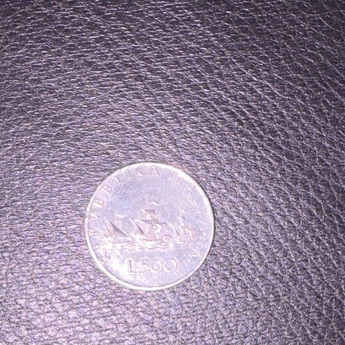 Moneta 500 lire argento - moneta,