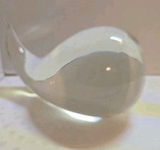 Fermacarte Licio Zanetti Vetro di Murano Trasparente Arte Ingrandimento Vetro Arte Trasparente?