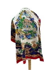 Sciarpa di seta multicolore