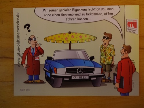 Cartolina mercedes 350 - cartolina,