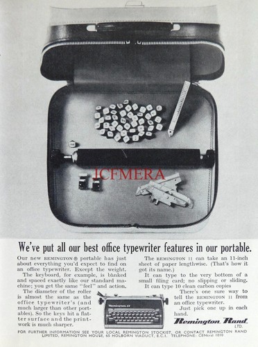 Remington rand portable - remington,