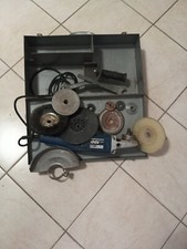 mola a disco vintage con valigetta metallo aeg