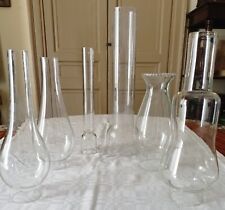 Antichi Ricambi in vetro tubi per lumi