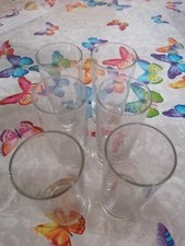 Set 6 Bicchieri Lunghi in Vetro Da Liquore, Amaro, limoncello diametro 6 cm