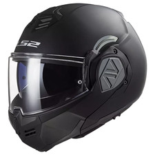 Casco LS2 Modulare Apribile Advant Moto Scooter Nero Opaco Doppia Visiera