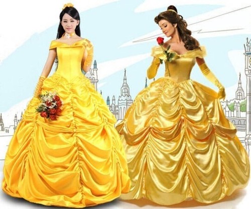 Costume cosplay belle - costume, adulto