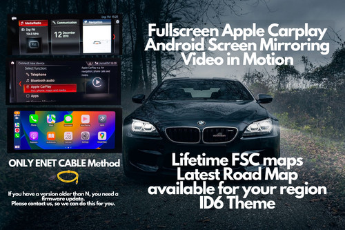 Bmw fullscreen carplay screen - bmw,