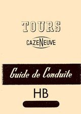 Cazeneuve HB500 HB575 HB725 Manuale uso e manutenzione tornio