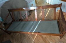 divano svedese anni '60 in mogano