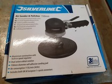 Levigatrice lucidatrice pneumatica Silverline 150mm