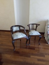 COPPIA SEDIE ANTICHE RESTAURATE A NUOVO
