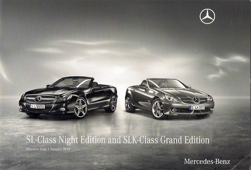 Mercedes benz night edition - mercedes-benz, sl