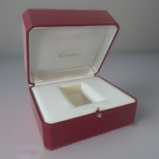 Cartier Red Leather Watch Box