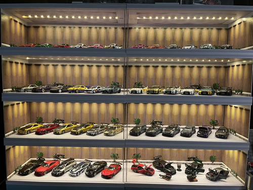 Diorama pressofuso auto - diorama, 1/64