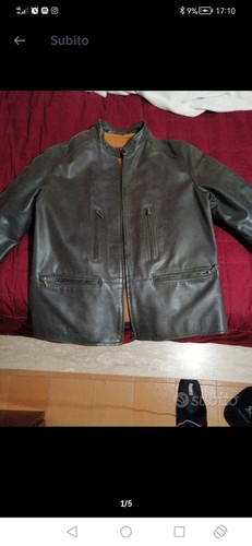 Giubbotto pelle uomo usato - giubbotto,