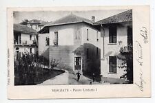 VERGIATE - Piazza Umberto I - Negozio Alimentari - Animazione - Viaggiata - 1907