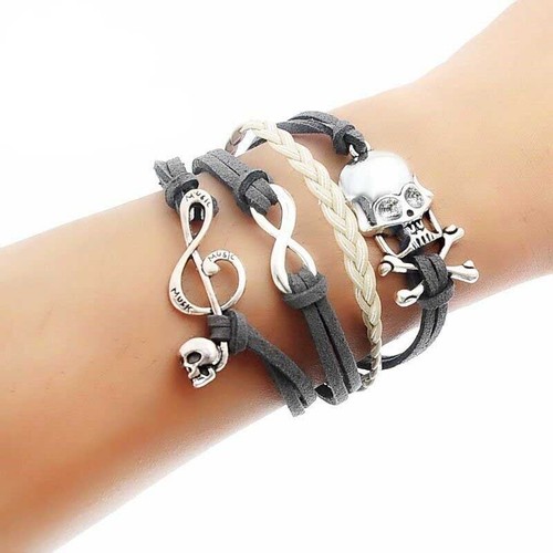Bracciale uomo teschio - uomo,