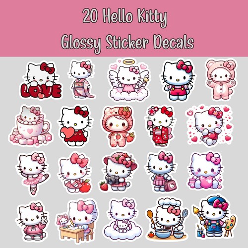 Adesivo hello kitty - adesivo, cat,