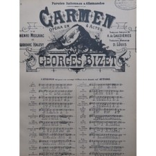 BIZET Georges Carmen N. 3