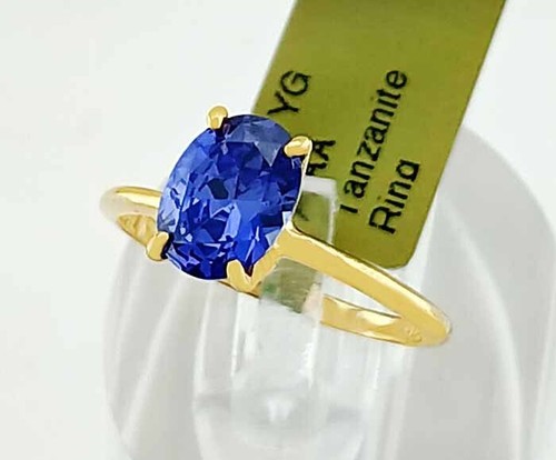 Anello solitario tanzanite - anello,