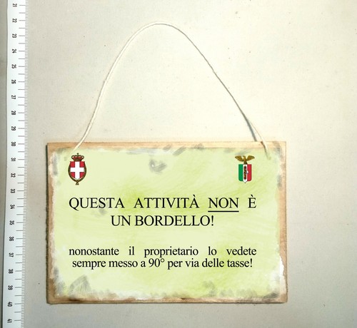 Targa casa tolleranza negozio - casa,