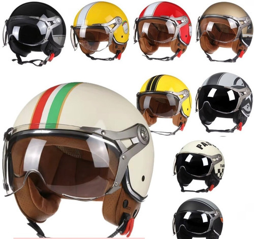 Casco moto jet vintage - moto,