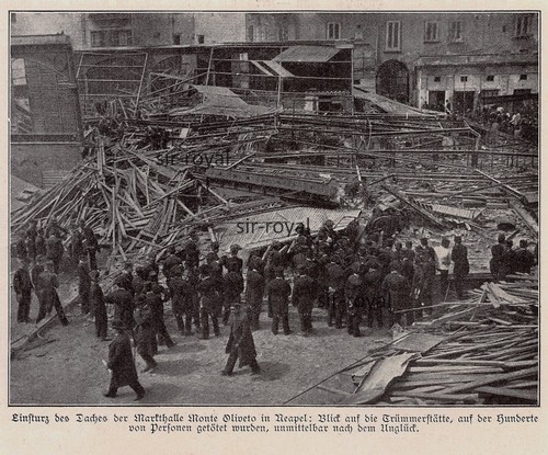 Crollo del mercato coperto - crollo,