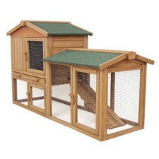 Gabbia Per Conigli Conigliera Pollaio Xl In Legno 147x53x85h Cm Componibile