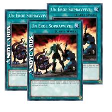 3x UN EROE SOPRAVVIVE • (A Hero Lives) • Comune • BLC1 IT158 • 1Ed • Yugioh!