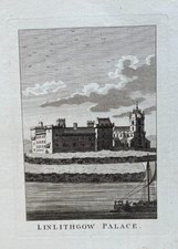 Antique print linlithgow - antique,