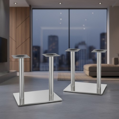 Base gamba tavolo - , inox