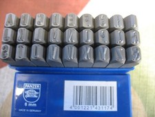 PUNZONI ACCIAIO LETTERE   DA 6