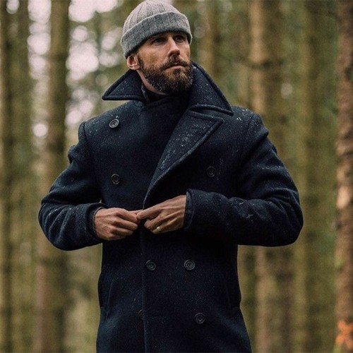 Cappotto uomo nero - , 100%
