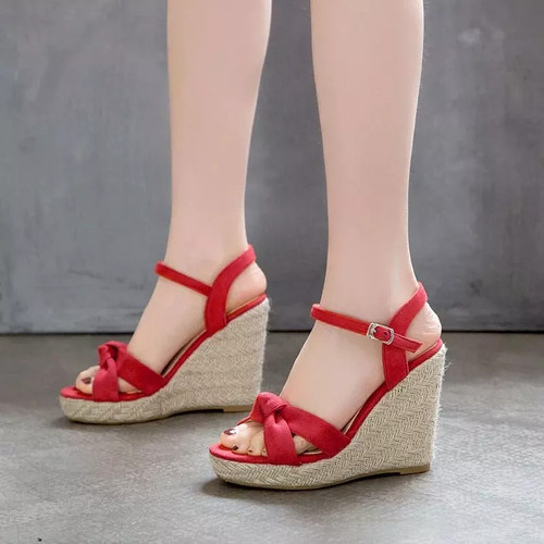 Sandali donna zeppa corda - donna,