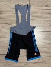 Pantaloncini uomo Adidas vintage ciclismo bici bavaglino imbottito taglia L