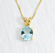 Collana acquamarina naturale