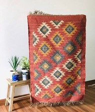 Tappeto Kilim antico fatto a