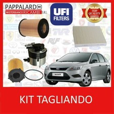 KIT TAGLIANDO MANUTENZIONE 4 FILTRI UFI FORD FOCUS II 2 1.6 TDCI 2004 - 2012
