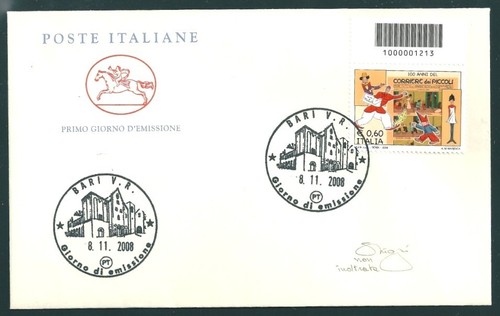 Fdc italia 2008 - fdc, dei
