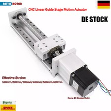 EU】 ZBX80 100-600mm CNC Guida Lineare Stadio Attuatore Movimento + Motore Passo Nema 23