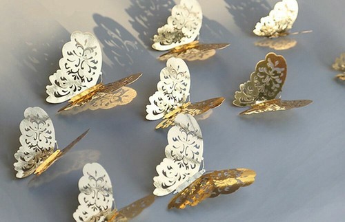 Adesivi murali farfalla - adesivi, 3d