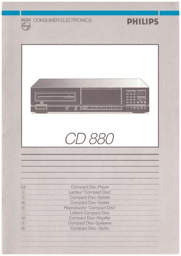 Philips 880 cd player - philips,