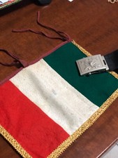 Militaria Stock: 2 Brocche, Fibbia Militare, Bersaglier Bandiera