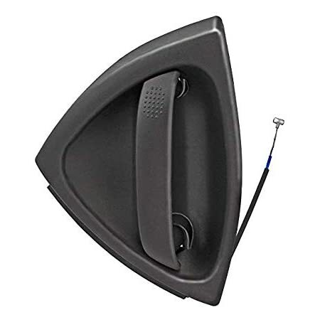 Maniglia porta esterna nera - sx,