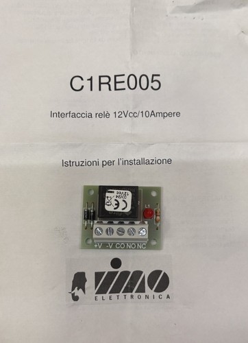 Vimo c1re005 12vdc 10a scheda - 10a,
