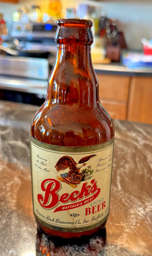 Birra vintage beck bottiglia - vintage, beck's
